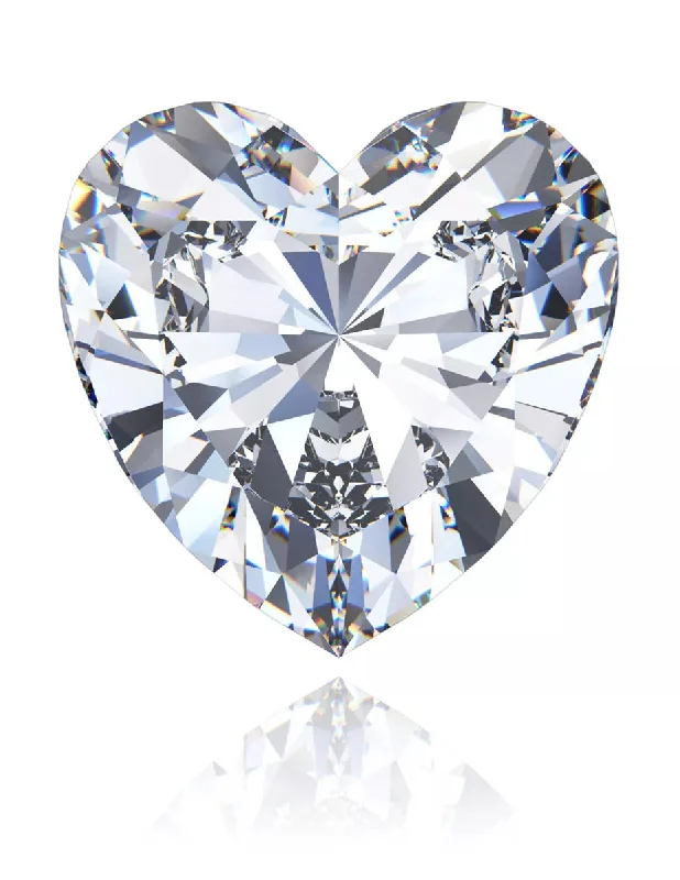 ladies engagement rings for small fingers -2.11 Ct. Heart Wholesale IGI Certified Lab Grown Loose Diamond. (VVS2 / F)