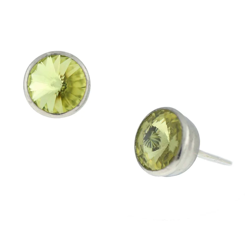 ladies earrings for bold fashion -1928 Jewelry Petite Jonquil Austrian Crystal Stud Earrings