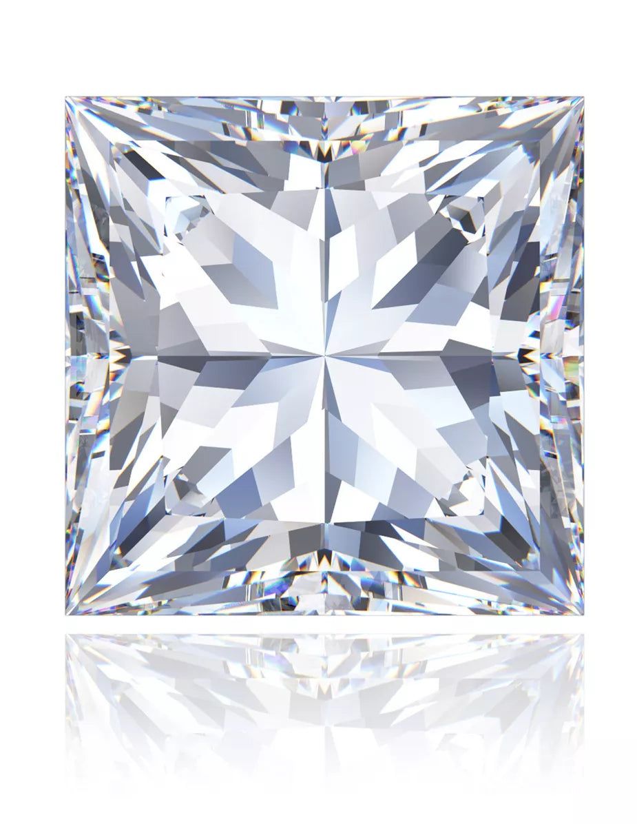 ladies engagement rings asscher cut style -1.6 Ct. Princess Wholesale IGI Certified Lab Grown Loose Diamond. (VVS2 / D)