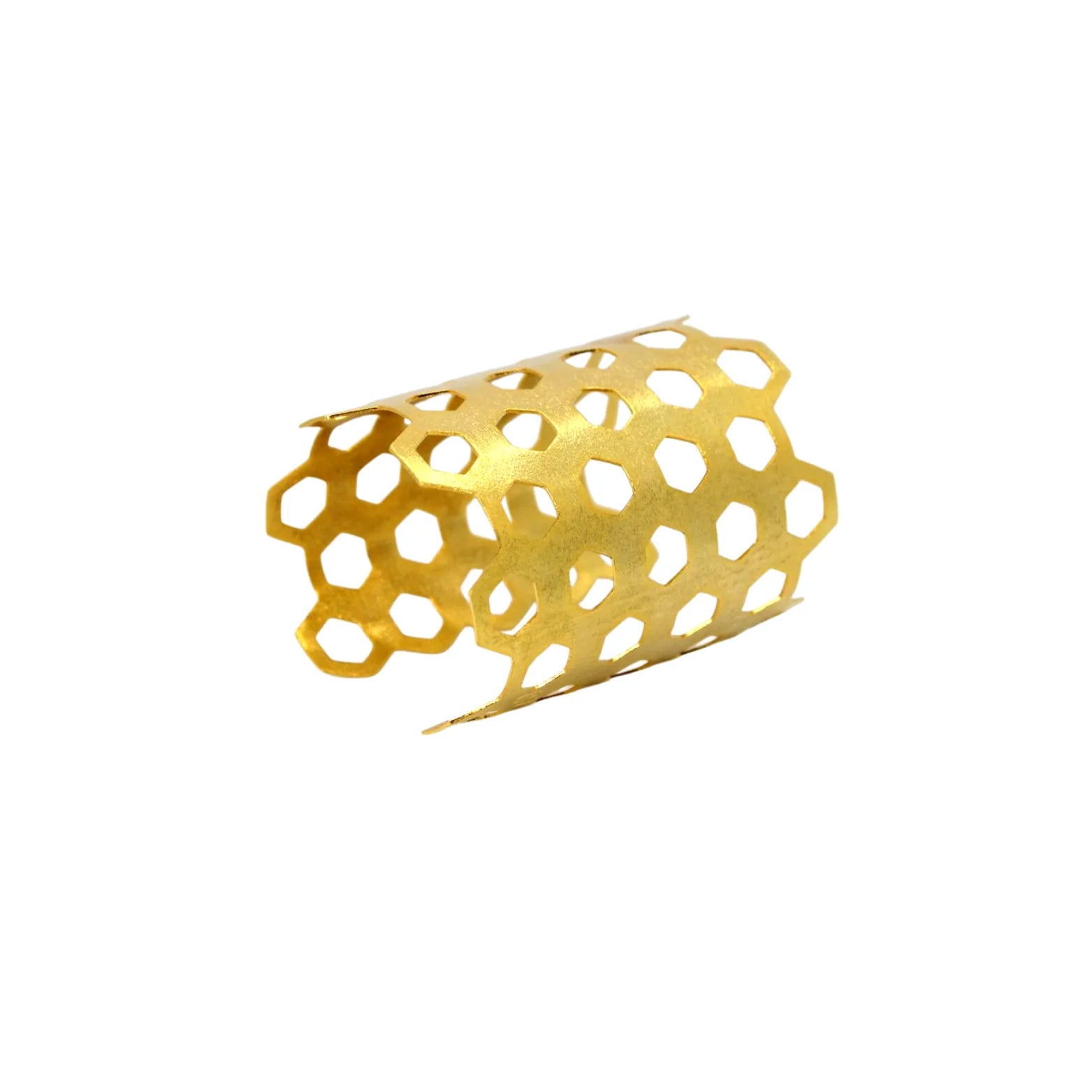 bracelets romantic style -Paola Baella Hexagon Cuff Bracelet 6010