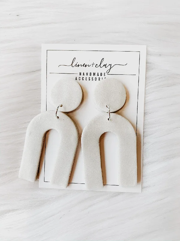 ladies earrings with arrow detail -Marley Earrings