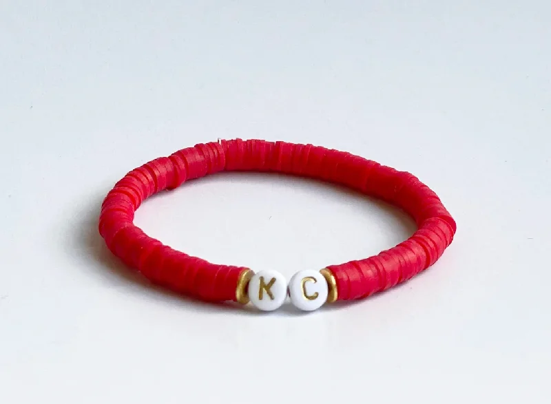 bracelets vintage inspired -KC Bracelet- Red Kids