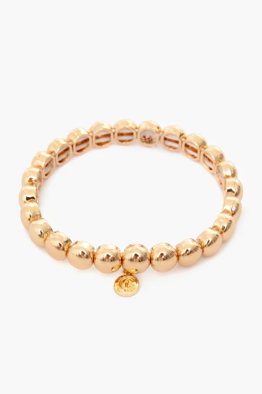 bracelets minimalist design -7mm Gold Bubble Bracelet