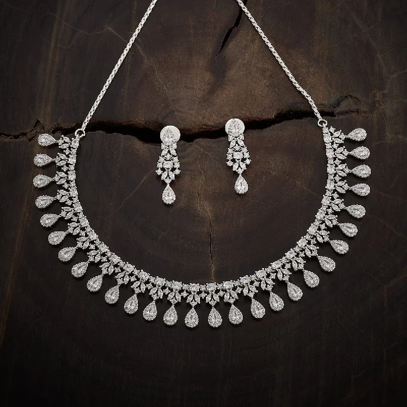 necklaces for vintage lovers -Zircon Necklace 163795