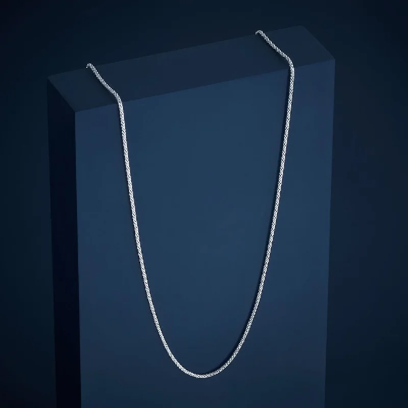 necklaces with blue topaz -92.5 Silver Chain 183214