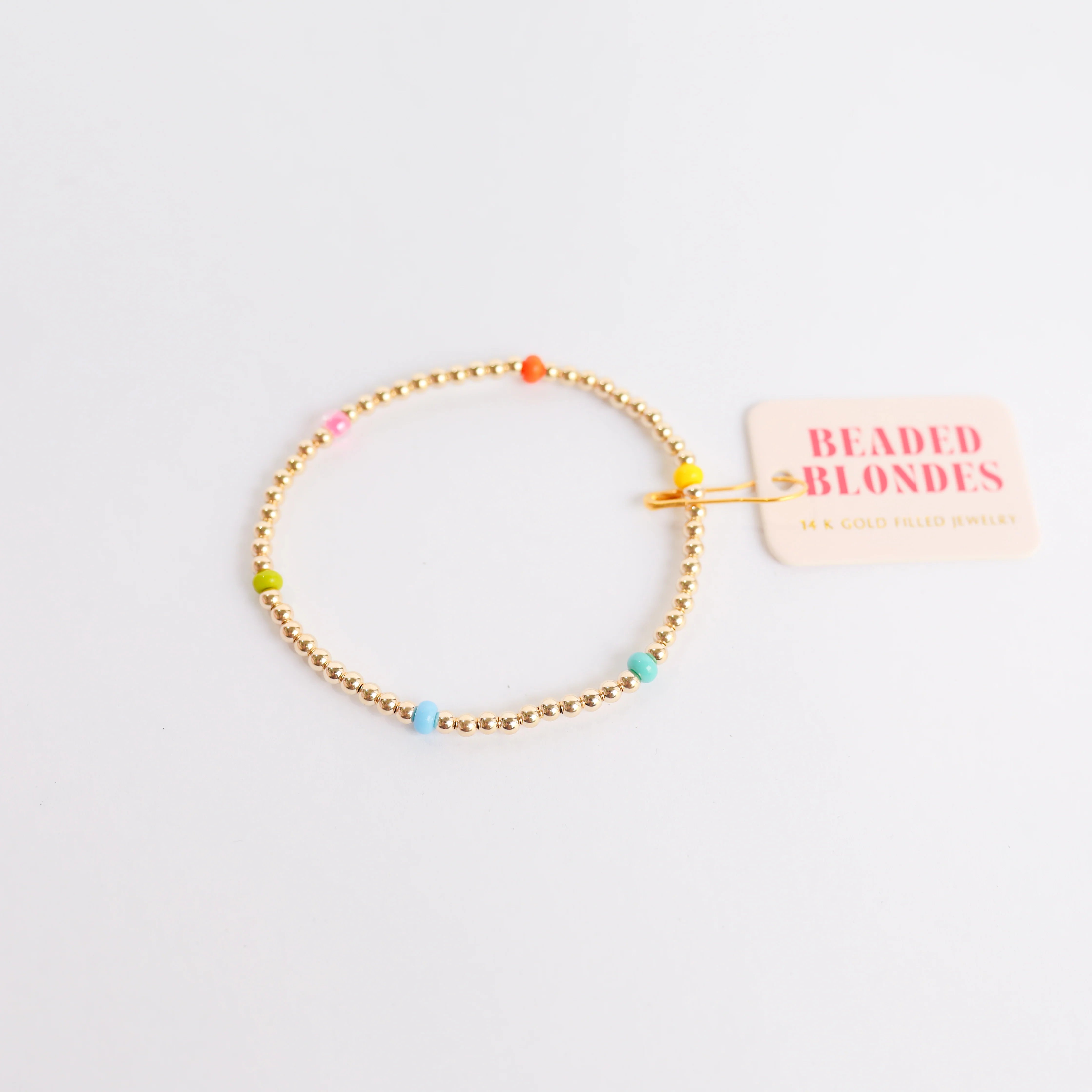 bracelets with birthstone accent -Beaded Blondes Confetti Poppi Bracelet