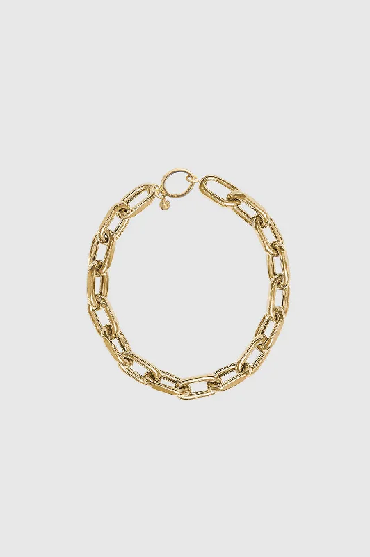 bracelets for brides -Link Bracelet - 14k Gold