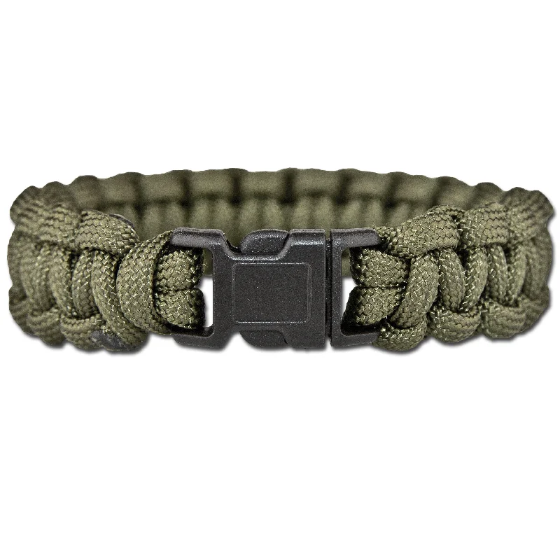 bracelets vintage inspired -Survival Parachute Cord Bracelet