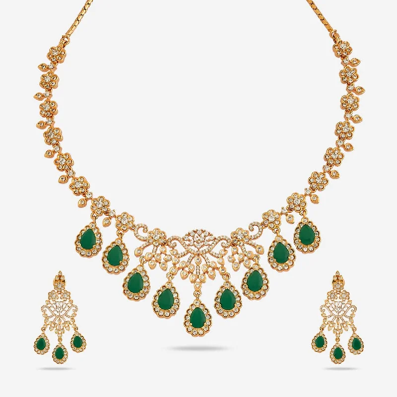 necklaces with rainbow gems -Zircon Necklace 169316