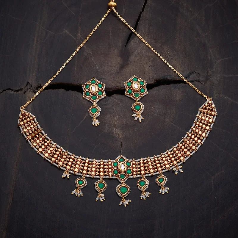 necklaces for holiday gift -Kundan Necklace 168899