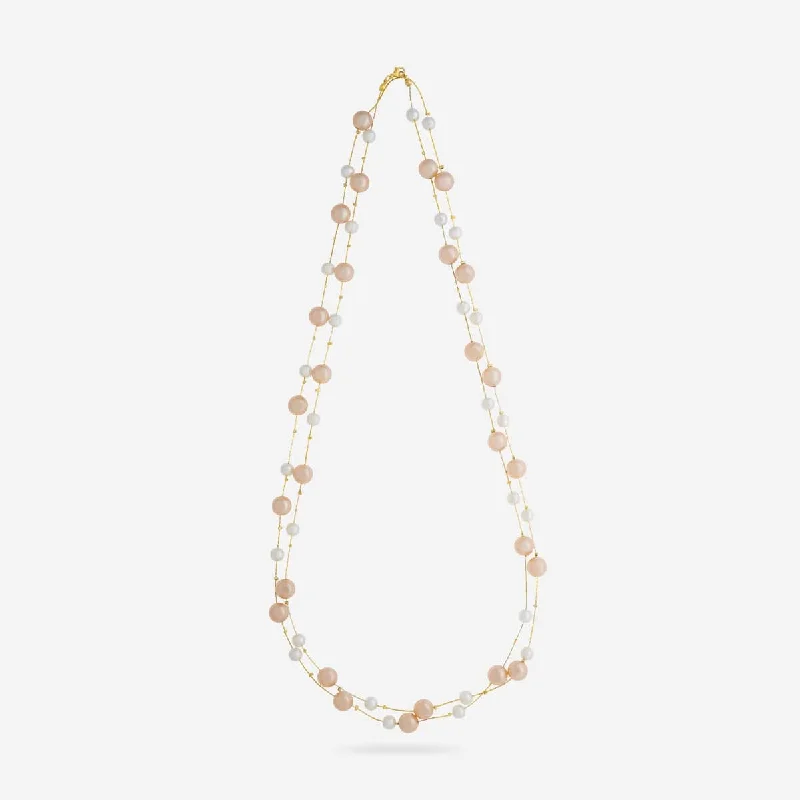 necklaces with shell design -Trendy Pearl Necklace 174186