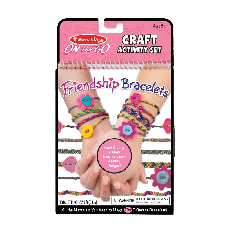 bracelets with lock charm -On-the-go Crafts- Friendship Bracelets