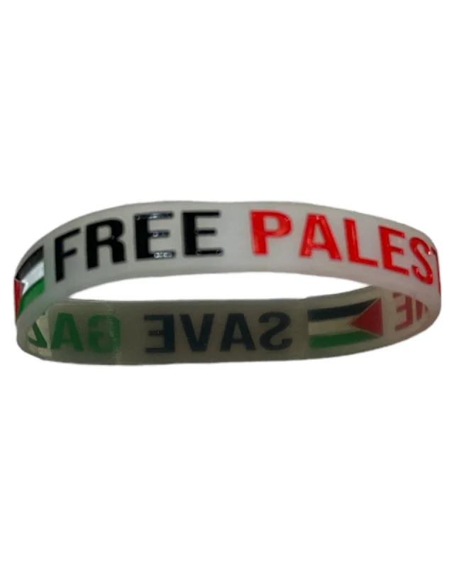 bracelets minimalist design -Solidarity Bracelet: Free Palestine & Save Gaza