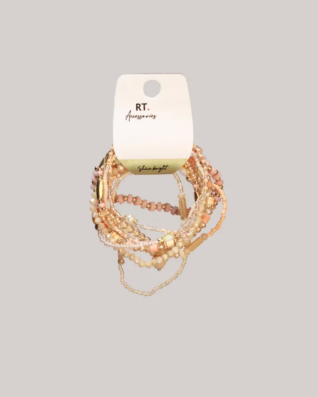 bracelets with initial charm -Gold Embellished Bracelet