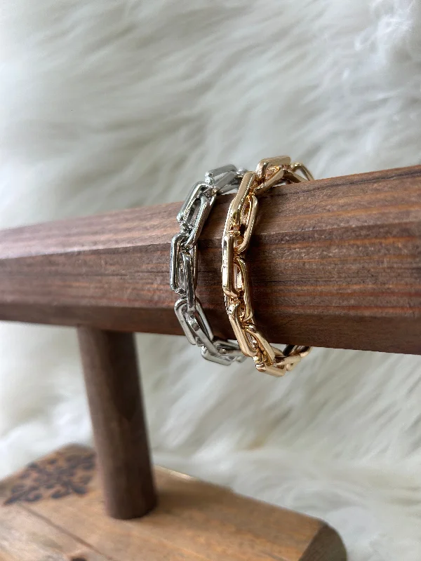 bracelets for fashion lovers -Thin Chain Bracelet