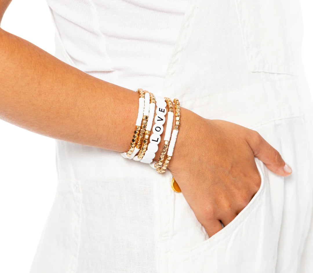 bracelets affordable luxury -Malibu Sugar Beaded Bracelet 5 Set