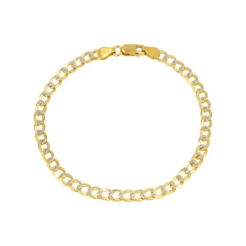 bracelets with sun charm -The Curb Link Bracelet | 18KT Gold Vermeil & Sterling Silver