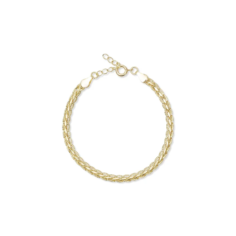 bracelets for couples gift -The Marta Link Bracelet | 18KT Gold Vermeil